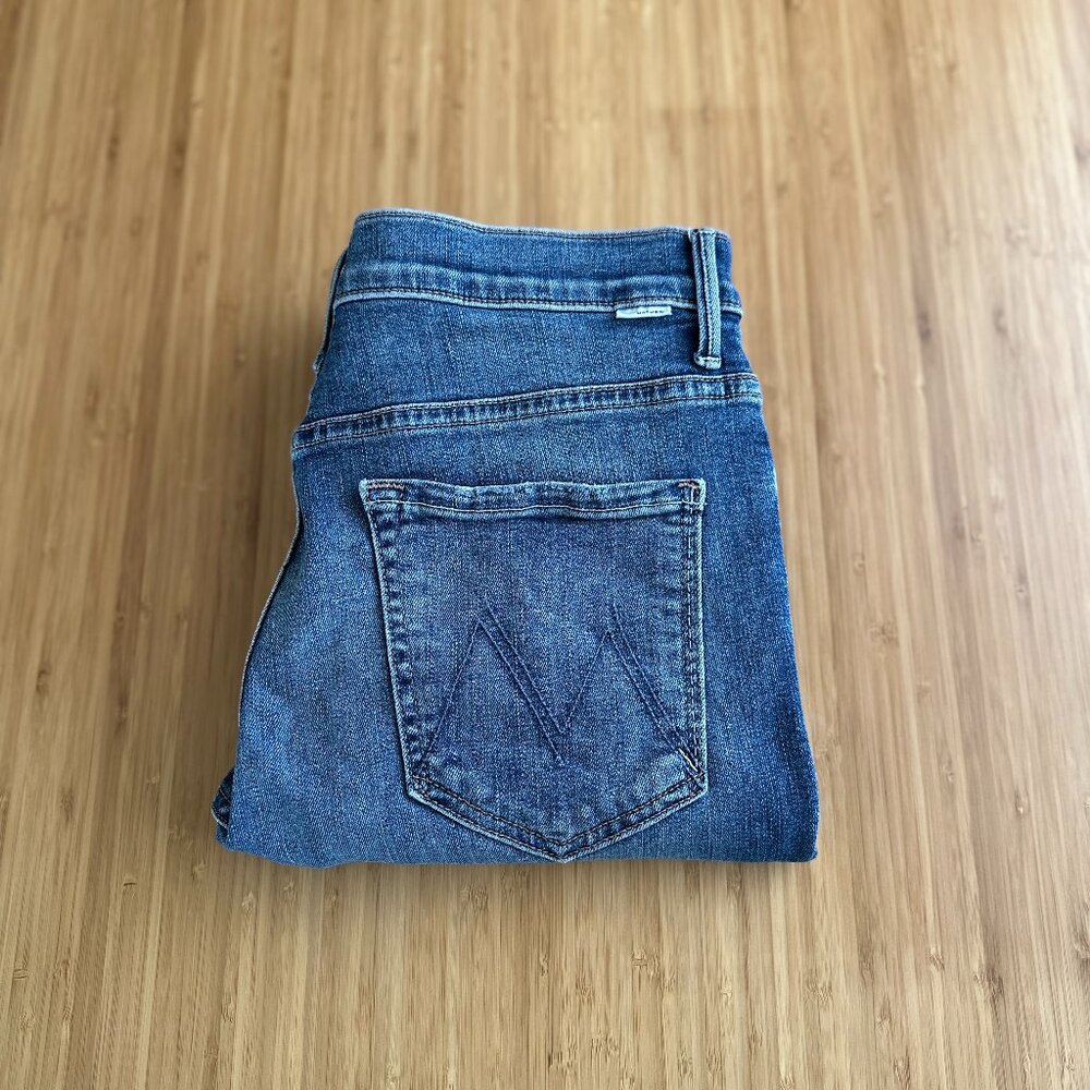 👖❤️ MOTHER Stunner Zip Ankle Step Fray EUC Like New Size 30 Walking on Coals